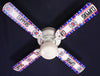 Ceiling Fan Designers 42FAN-NBA-CLIP 42 in. NBA La Los Angeles Clippers Basketball Ceiling Fan