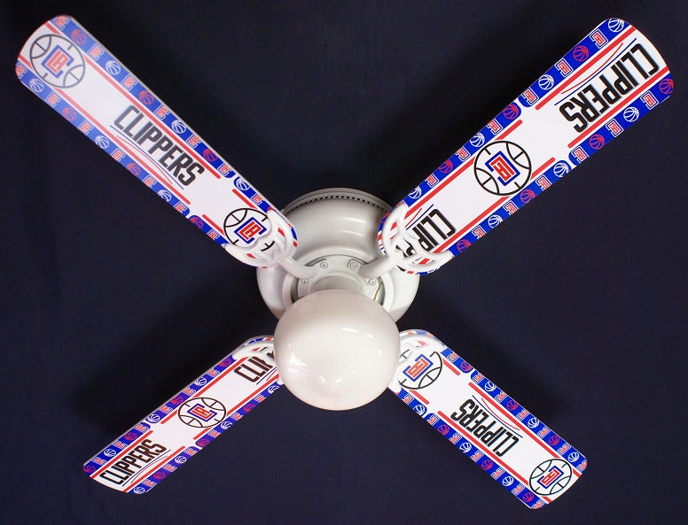 Ceiling Fan Designers 42FAN-NBA-CLIP 42 in. NBA La Los Angeles Clippers Basketball Ceiling Fan