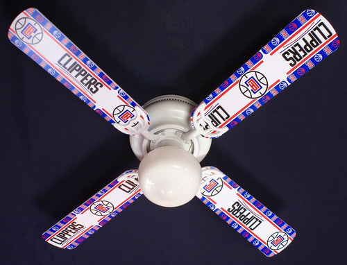 Ceiling Fan Designers 42FAN-NBA-CLIP 42 in. NBA La Los Angeles Clippers Basketball Ceiling Fan