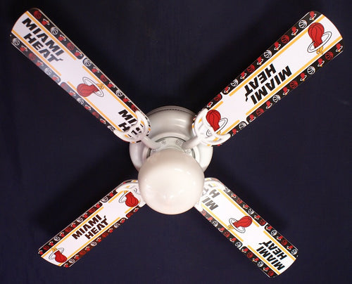 Ceiling Fan Designers 42FAN-NBA-MIA 42 in. NBA Miami Heat Basketball Ceiling Fan
