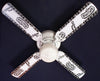 Ceiling Fan Designers 42FAN-NBA-SPUR 42 in. NBA San Antonio Spurs Basketball Ceiling Fan