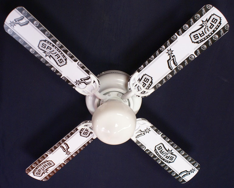 Ceiling Fan Designers 42FAN-NBA-SPUR 42 in. NBA San Antonio Spurs Basketball Ceiling Fan