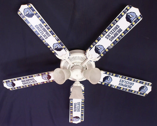 Ceiling Fan Designers 52FAN-NBA-MEMP 52 in. NBA Memphis Grizzilies Basketball Ceiling Fan