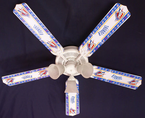 Ceiling Fan Designers 52FAN-NBA-OKC 52 in. NBA Oklahma City Thunder Basketball Ceiling Fan
