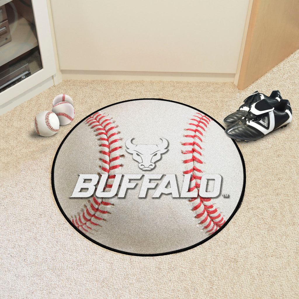 Fanmats - State University of New York at Buffalo Baseball Mat 27'' diameter