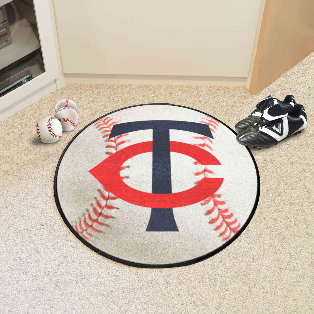 Fanmats - MLB - Minnesota Twins Baseball Mat 27'' diameter