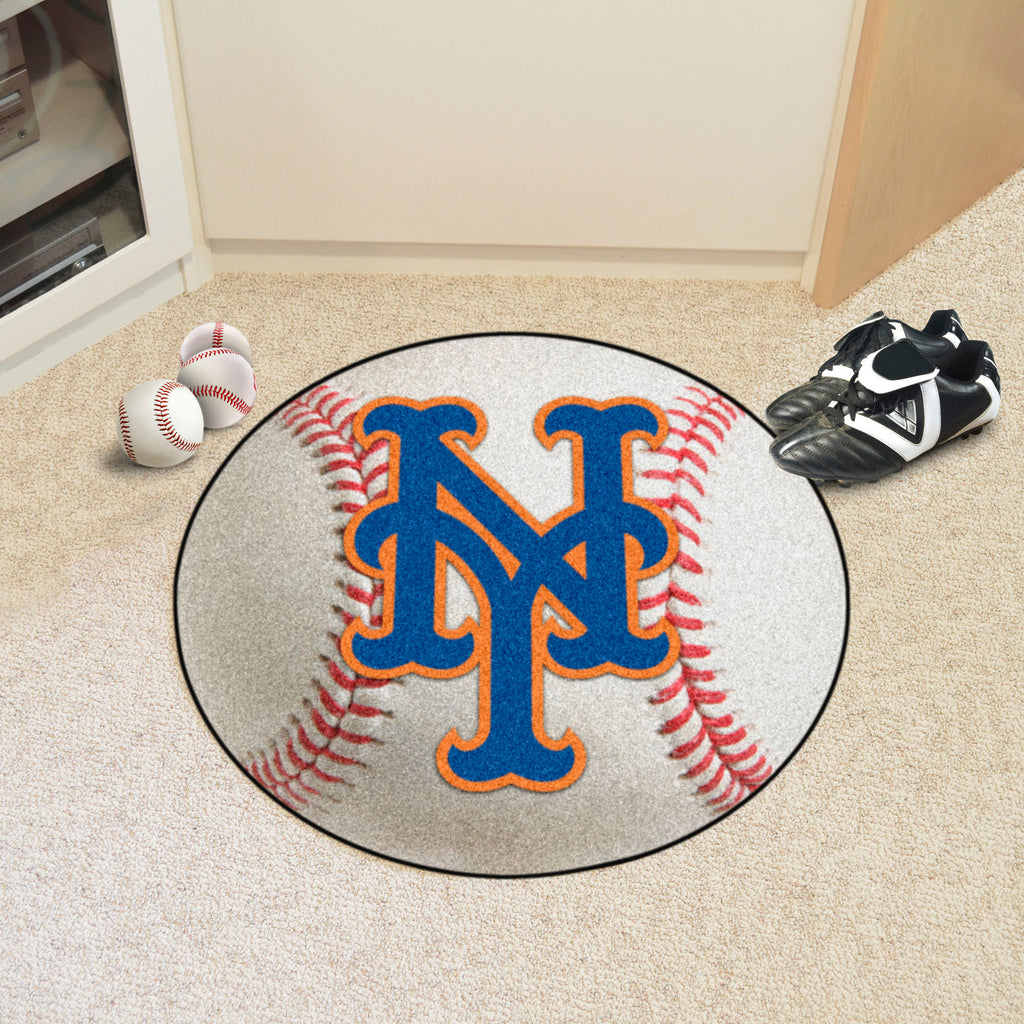 Fanmats - MLB - New York Mets Baseball Mat 27'' diameter