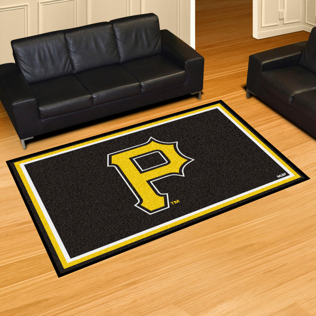 Fanmats - MLB - Pittsburgh Pirates 5x8 Rug 59.5''x88''