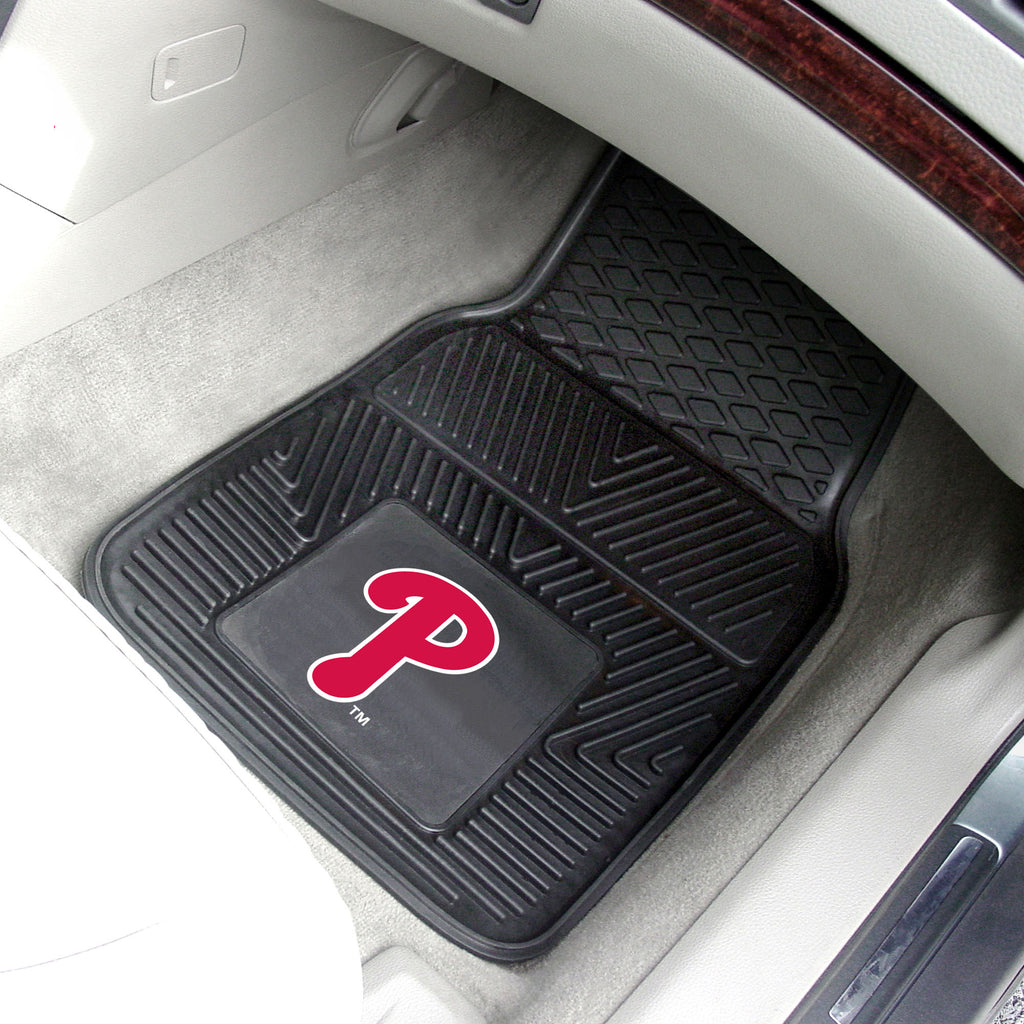 Fanmats - MLB - Philadelphia Phillies 2-pc Vinyl Car Mat Set 17''x27''