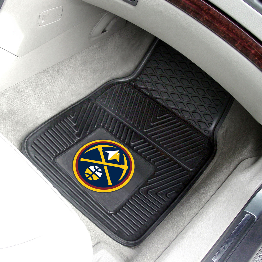 Fanmats - NBA - Denver Nuggets 2-pc Vinyl Car Mat Set 17''x27''
