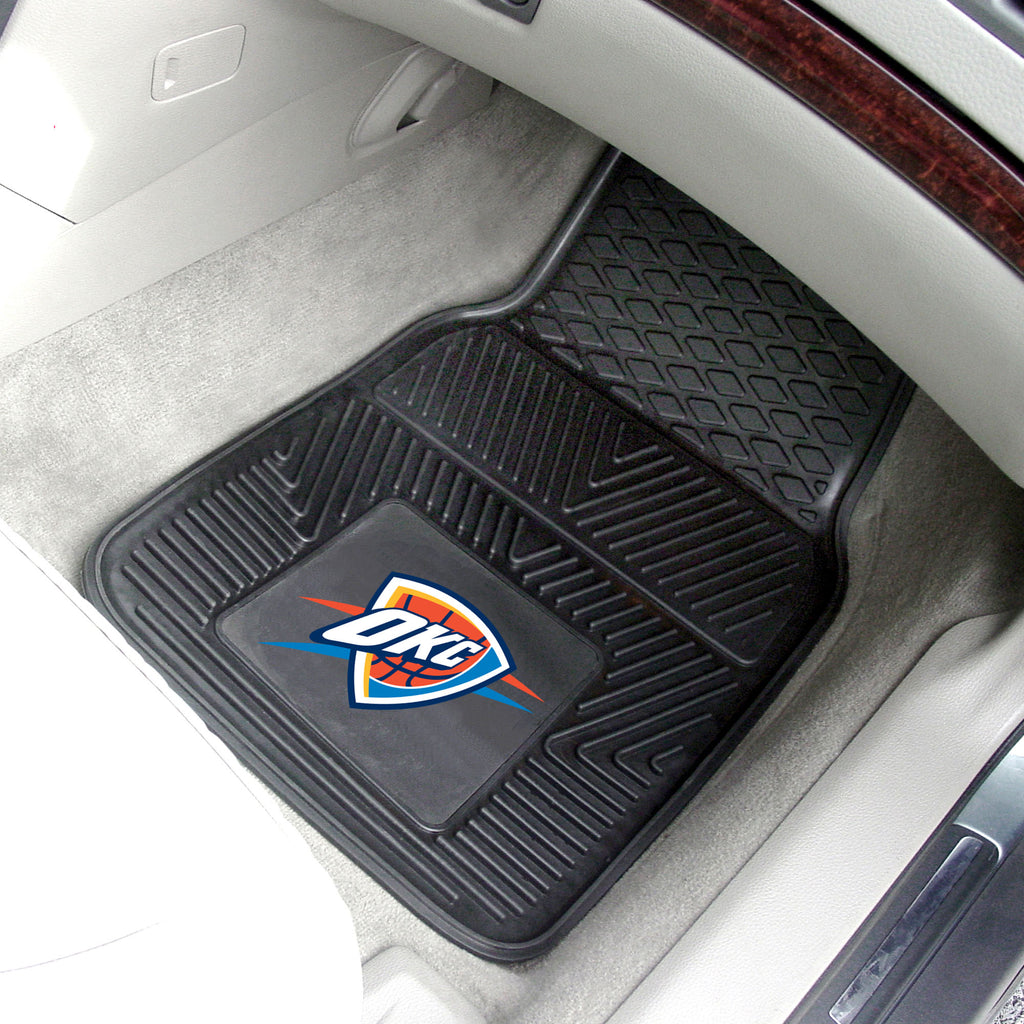 Fanmats - NBA - Oklahoma City Thunder 2-pc Vinyl Car Mat Set 17''x27''