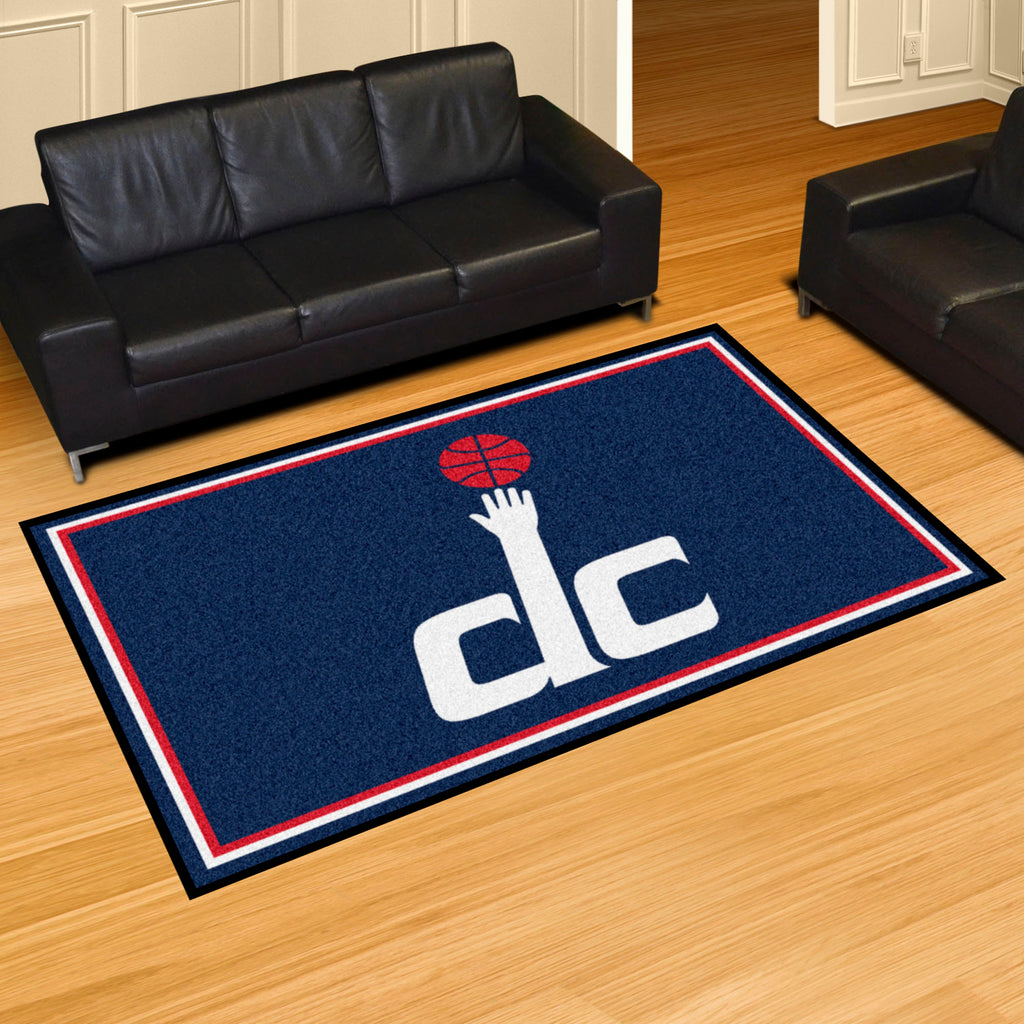 Fanmats - NBA - Washington Wizards 5x8 Rug 59.5''x88''
