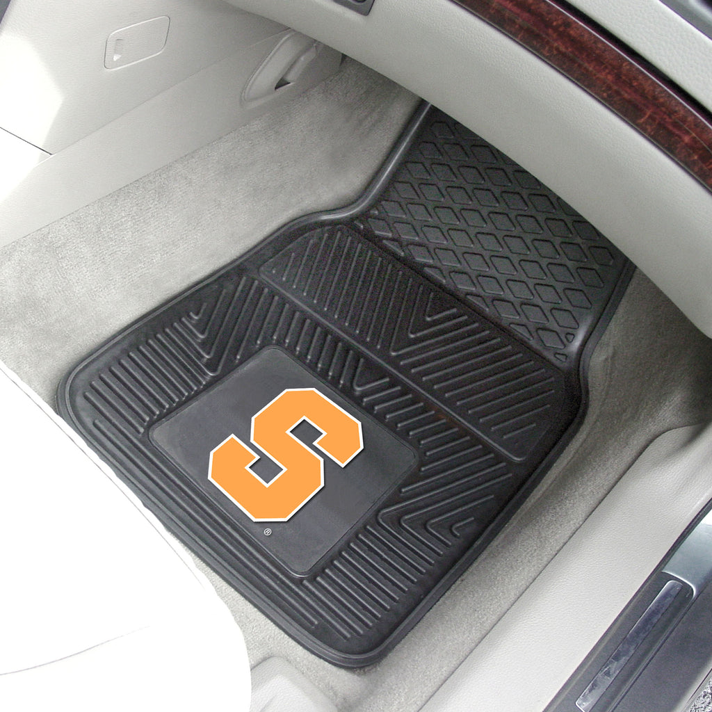 Fanmats - Syracuse University 2-pc Vinyl Car Mat Set 17''x27''