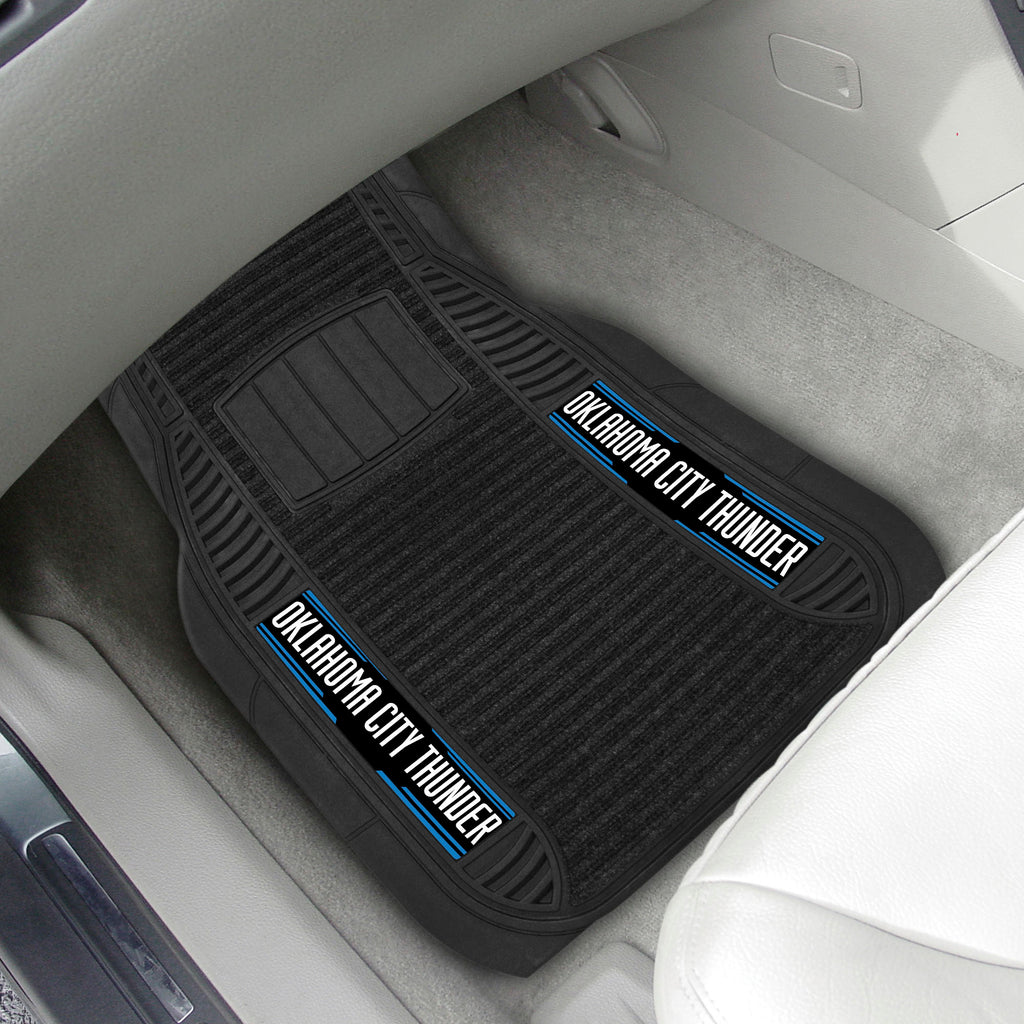 Fanmats - NBA - Oklahoma City Thunder 2-pc Deluxe Car Mat Set 21''x27''