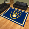 Fanmats - MLB - Milwaukee Brewers 8x10 Rug 87''x117''