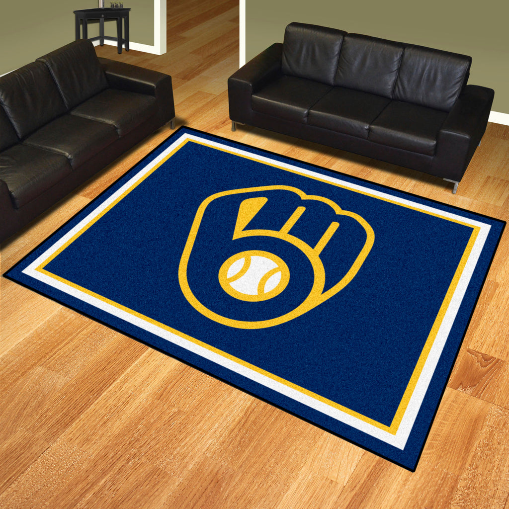 Fanmats - MLB - Milwaukee Brewers 8x10 Rug 87''x117''