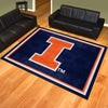 Fanmats - University of Illinois 8x10 Rug 87''x117''