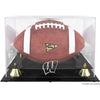 Wisconsin Badgers Golden Classic Football Display Case with Mirror Back