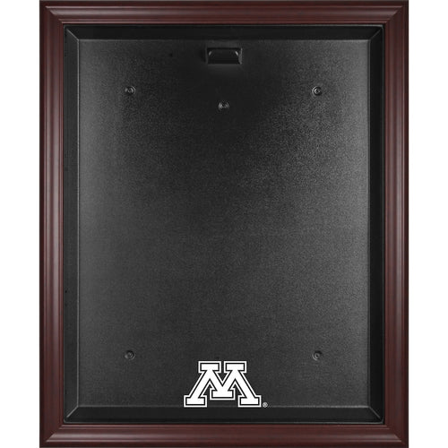 Minnesota Golden Gophers Mahogany Framed Logo Jersey Display Case