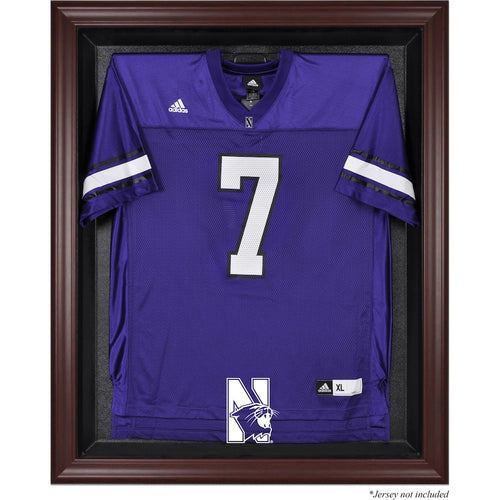 Northwestern Wildcats Mahogany Framed Logo Jersey Display Case