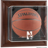 Northwestern Wildcats Brown Framed Wall-Mountable Basketball Display Case