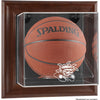 Wichita State Shockers Brown Framed Wall Mountable Basketball Display Case