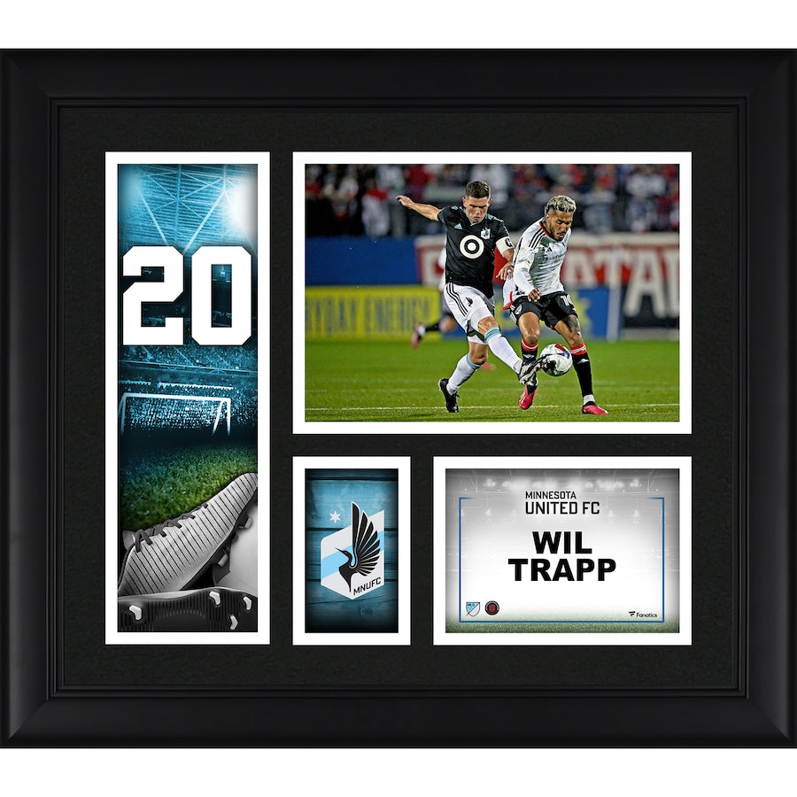 Wil Trapp Minnesota United FC 15'' x 17'' Player Core Collage
