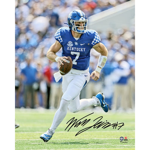 Will Levis Kentucky Wildcats Autographed 8'' x 10'' Running Photograph