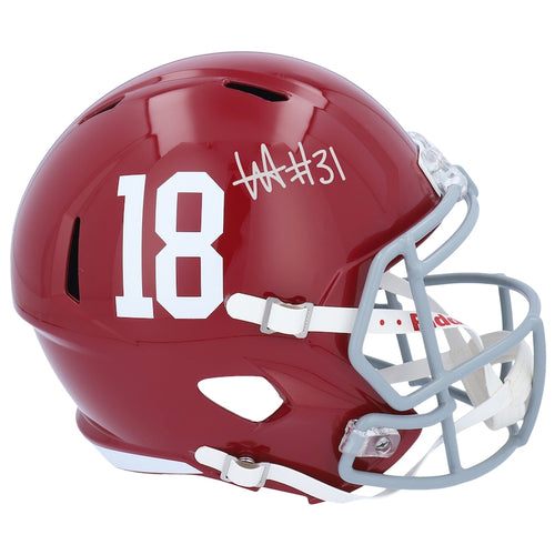 Will Anderson Alabama Crimson Tide Autographed Riddell Speed Replica Helmet