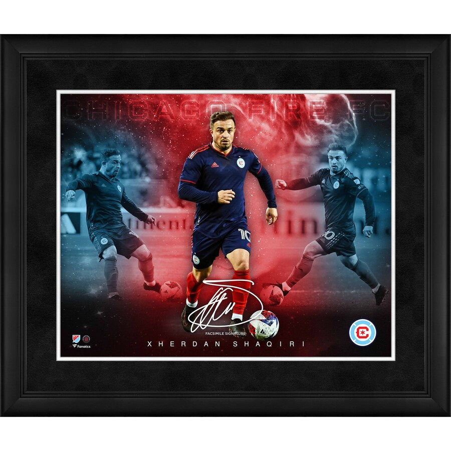 Xherdan Shaqiri Chicago Fire Framed 16'' x 20'' Stars of the Game Collage