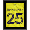 Walker Zimmerman Nashville SC 10.5'' x 13'' Homecoming Jersey Style Number 25 Sublimated Plaque