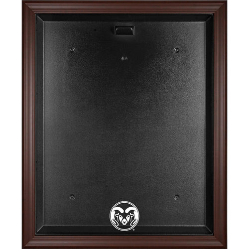 Colorado State Rams Brown Framed Jersey Display Case