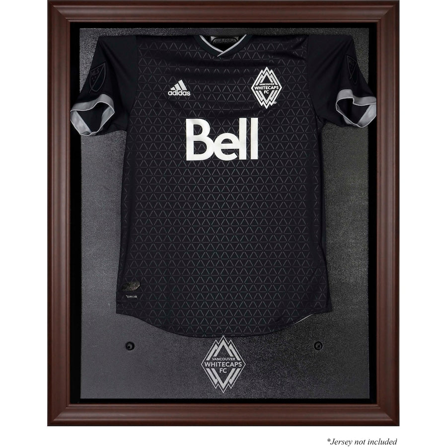Vancouver Whitecaps FC Framed Brown Team Logo Jersey Display Case