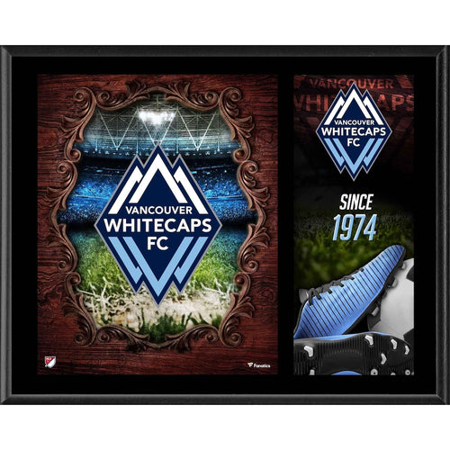 Vancouver Whitecaps FC 12'' x 15'' Team Logo Sublimated Plaque