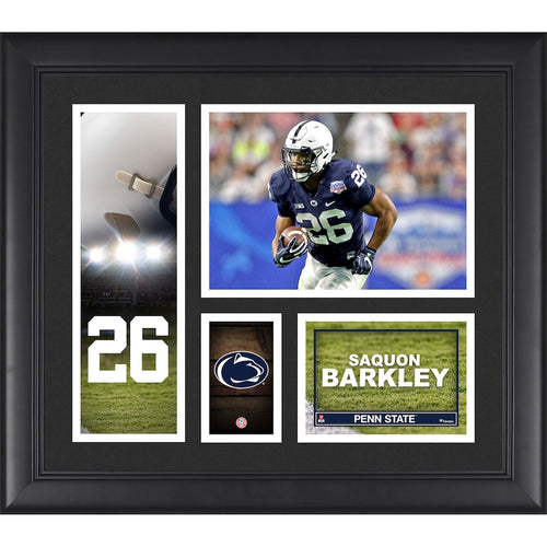 Saquon Barkley Penn State Nittany Lions Framed 15'' x 17'' Player Collage