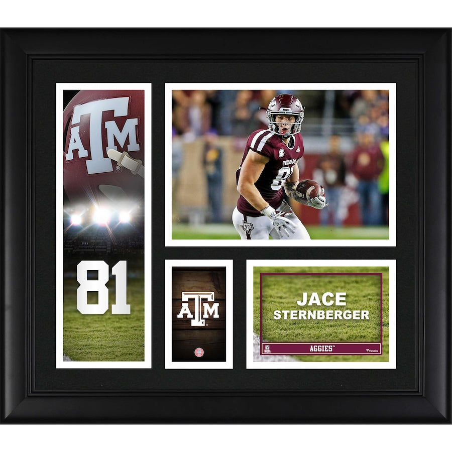 Jace Sternberger Texas A&M Aggies Framed 15'' x 17'' Player Collage