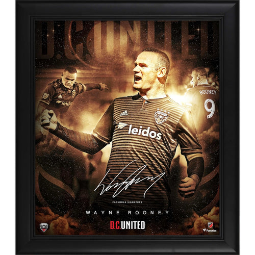 Wayne Rooney D.C. United Framed 15'' x 17'' Stars of the Game Collage - Facsimile Signature