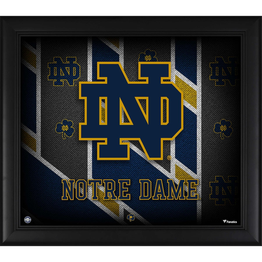 Notre Dame Fighting Irish Framed 15'' x 17'' Team Threads Collage