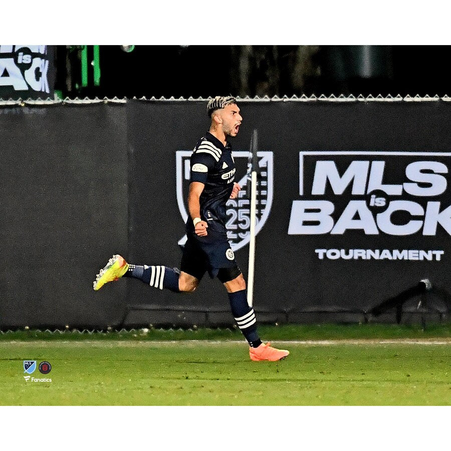 Valentin Castellanos NYC FC Unsigned MLS is Back Goal Round of 16 Goal Celebration Photograph