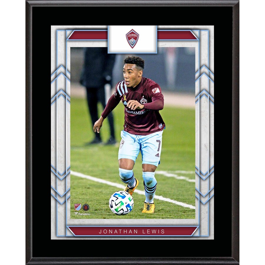 Jonathan Lewis Colorado Rapids 10.5'' x 13'' Sublimated Player Plaque