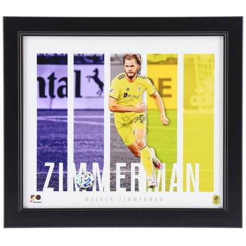Walker Zimmerman Nashville SC Framed 15'' x 17'' Player Panel Collage