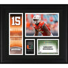 Greg Rousseau Miami Hurricanes Framed 15'' x 17'' Player Core Collage