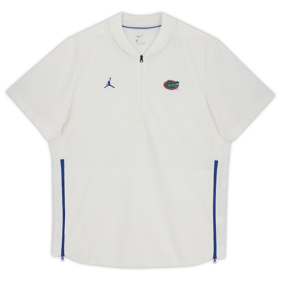 Florida Gators Team-Issued White Jordan Short Sleeve Jacket