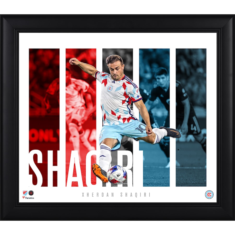 Xherdan Shaqiri Chicago Fire Framed 15'' x 17'' Player Panel Collage