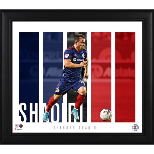 Xherdan Shaqiri Chicago Fire Framed 15'' x 17'' Player Panel Collage