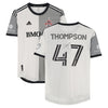 Kosi Thompson Toronto FC Autographed Game-Used #47 White Jersey from the 2022 MLS Season - Size M