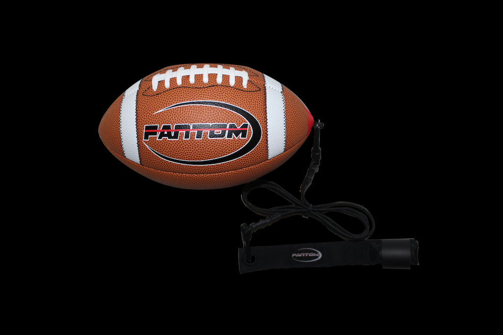 FANTOM Fantom KC0316 - 2 Throw Football Trainer - Improve Throwing & Catching - Practice Indoors & Outdoors Mini, Pee-Wee