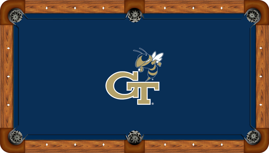 GEORGIA TECH BILLIARD TABLE FELT - RECREATIONAL NAVY - GATBTF251-8R
