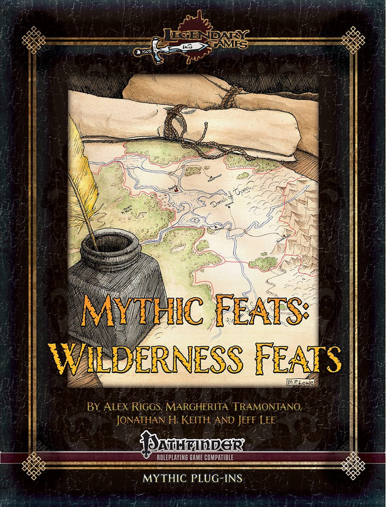 Legendary Games LGP372MY63PF Mythic Feats - Wilderness Feats Game