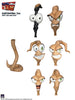 Premium Dna Toys - Worm Body Jim And Heads Accessory Pack